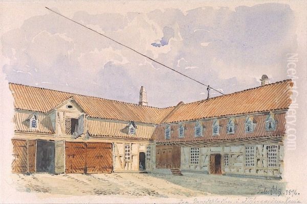 Stiftsgarden, Radhusgt. 13, gardsinterior - view 1