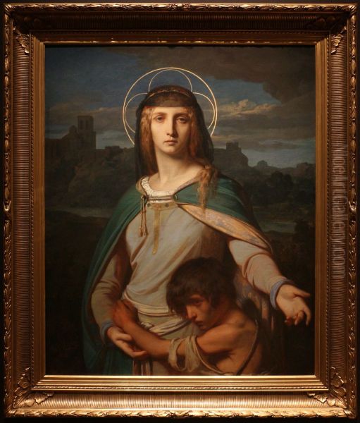 Saint Monica in a Landscape - view 1