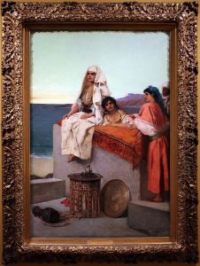 Evening on the Seashore-Tangiers by Jean-Joseph Benjamin-Constant