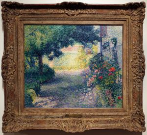 Garden at St. Tropez by Henri-Edmond Cross