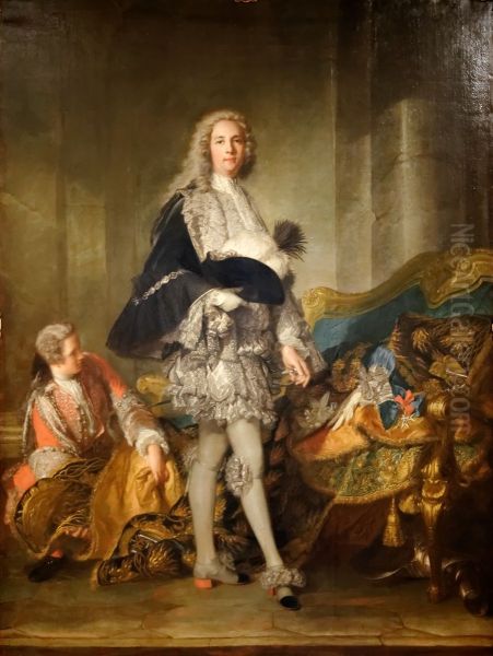 Portrait du Duke de Richelieu par Jean-Marc Nattier, France 1732. Huile sur toile exposee au musee Calouste Gulbenkian, Lisbonne. Inv 96 - view 1