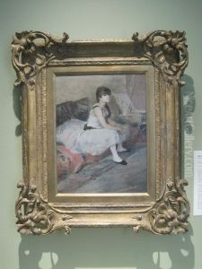 Dancer Seated on a Pink Divan Dancer Seated on a Pink Divan