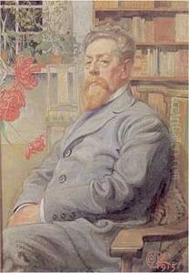 Karl Otto Bonnier by Carl Larsson