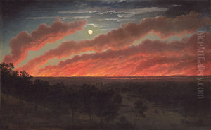 Bush fire between Mount Elephant and Timboon, 1857. Bush fire between Mount Elephant and Timboon, 1857.