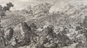 Battle of Arcul by Jean Denis Attiret