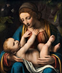 Madonna med Kristusbarnet by Bernardino Luini