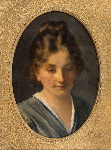 Portrait Study of a Young Girl (Miss Karen Poulsen) - view 1