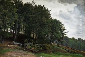Skovklaedte bakker by P. C. Skovgaard