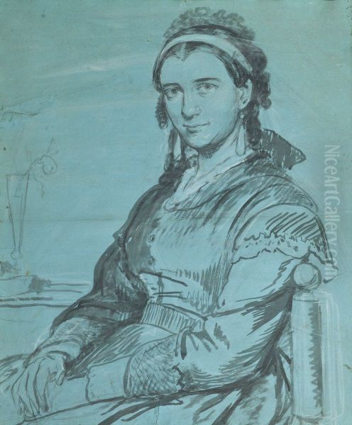 Portraet af fru Ville Heise (1838-1912) - view 1