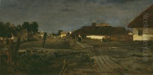 Ungarisches Dorf by Tina Blau