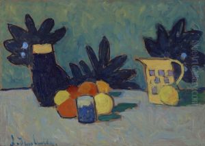 Stillleben mit Fruchten by Alexei Jawlensky