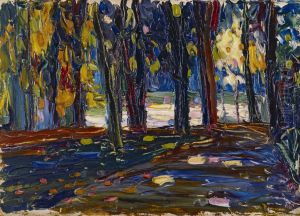 Im Park von St. Cloud - Herbst II by Wassily Kandinsky