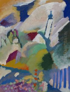Murnau mit Kirche I by Wassily Kandinsky