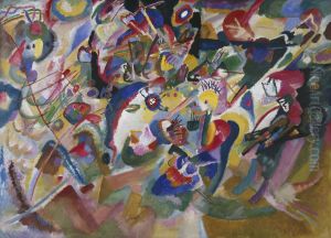 Entwurf 3 zu "Komposition VII by Wassily Kandinsky