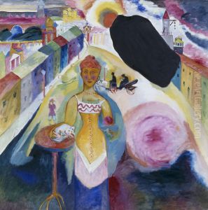 Lady in Moscow by Wassily Kandinsky