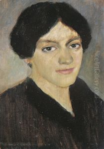 Portrat Elisabeth Macke by August Macke