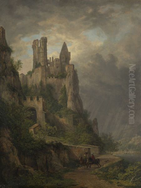 The Vautsburg on the Middle Rhein - view 1
