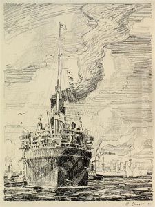 The Transport, Halifax, N.S. by Arthur Lismer