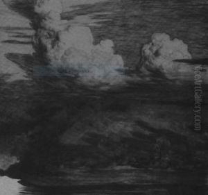Paysages aux pins rouges by Emile-Rene Menard