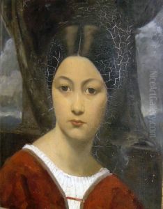 Portrait De Femme. by Dario Chini
