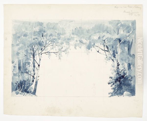Scenografiskiss av Thorolf Jansson - view 1