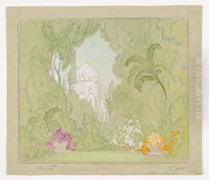 Scenografiskiss av Thorolf Jansson by Thorolf Jansson