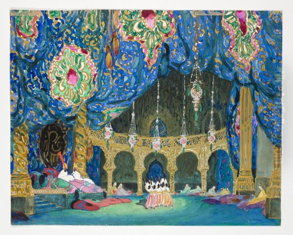 Scenografiskiss av Thorolf Jansson - view 1