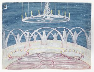 Dekorationsskiss av Thorolf Jansson Dekorationsskiss av Thorolf Jansson