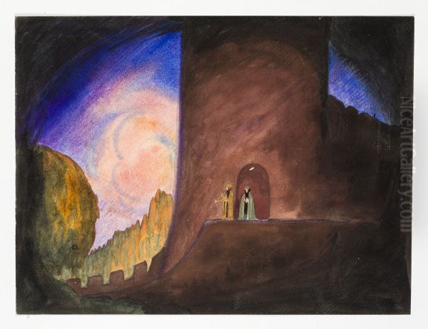 Scenografiskiss av Thorolf Jansson - view 1
