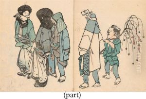 Azuma No Teburi [customs Of The Eastern Capital] by Onishi Chinnen