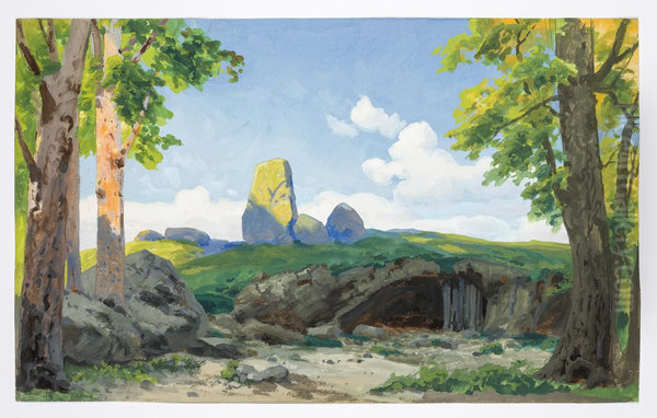 Dekorationsskiss av Carl Grabow - view 1