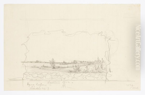 Dekorationsskiss av Carl Grabow - view 1