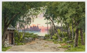 Dekorationsskiss av Carl Grabow