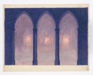 Dekorationsskiss av Carl Grabow