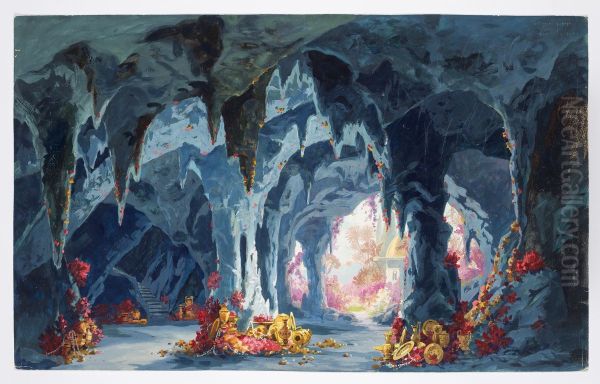 Dekorationsskiss av Carl Grabow - view 1