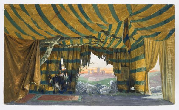 Dekorationsskiss av Carl Grabow - view 1