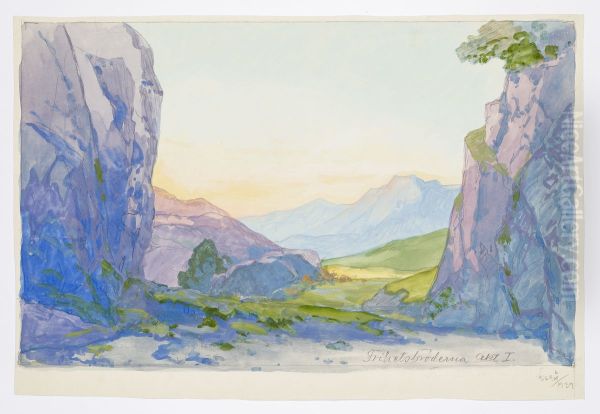 Dekorationsskiss av Carl Grabow - view 1