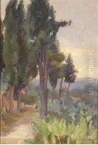 Paesaggio Fiesolano by Enrichetta Chiostri
