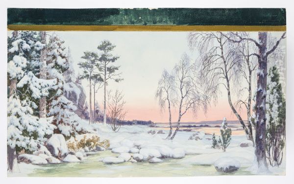 Dekorationsskiss av Carl Grabow - view 1