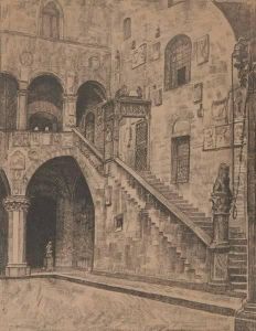 Firenze, The Courtyard Of The Bargello by Sofia Chiostri