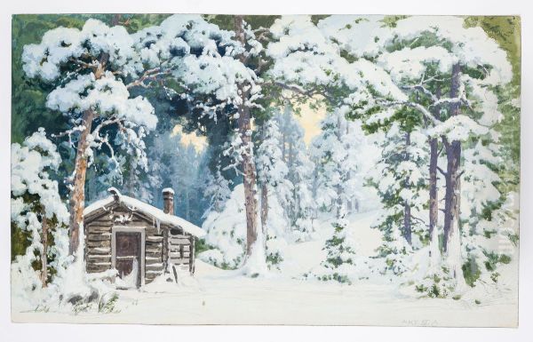 Dekorationsskiss av Carl Grabow - view 1