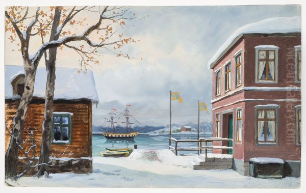 Dekorationsskiss av Carl Grabow - view 1