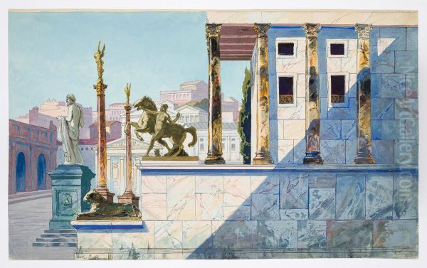 Dekorationsskiss av Carl Grabow - view 1