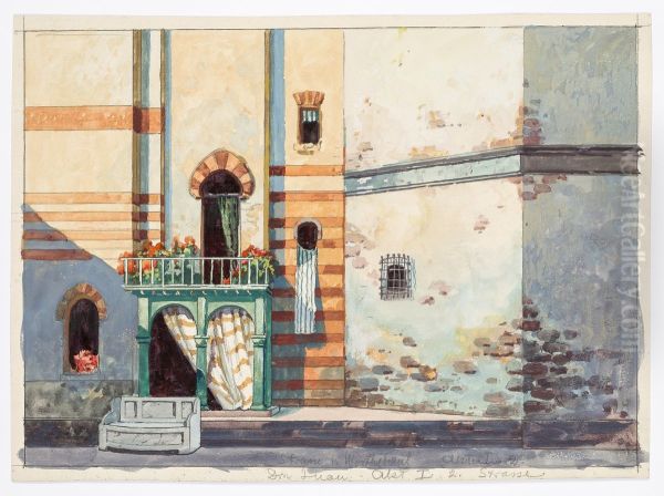 Dekorationsskiss av Carl Grabow - view 1