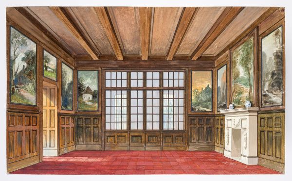 Dekorationsskiss av Carl Grabow - view 1