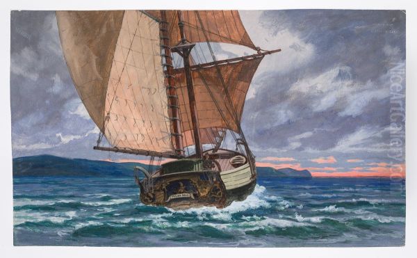 Dekorationsskiss av Carl Grabow - view 1