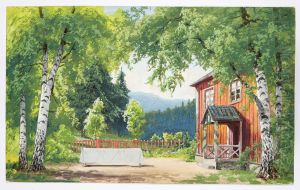 Dekorationsskiss av Carl Grabow
