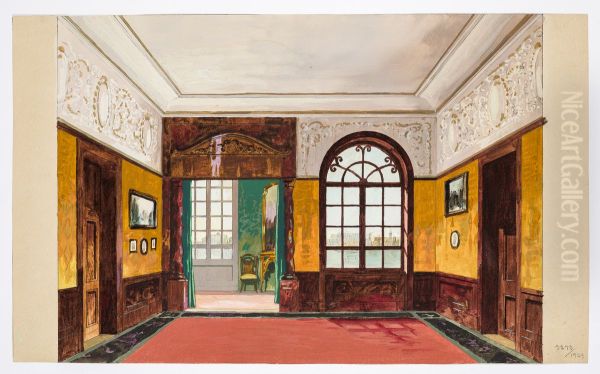 Dekorationsskiss av Carl Grabow - view 1