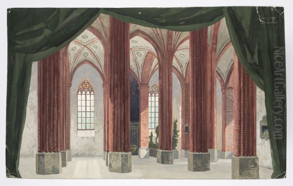 Dekorationsskiss av Carl Grabow - view 1