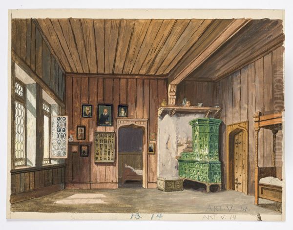 Dekorationsskiss av Carl Grabow - view 1